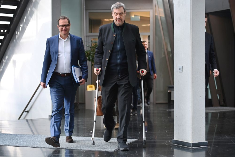 Markus Söder Hüft OP